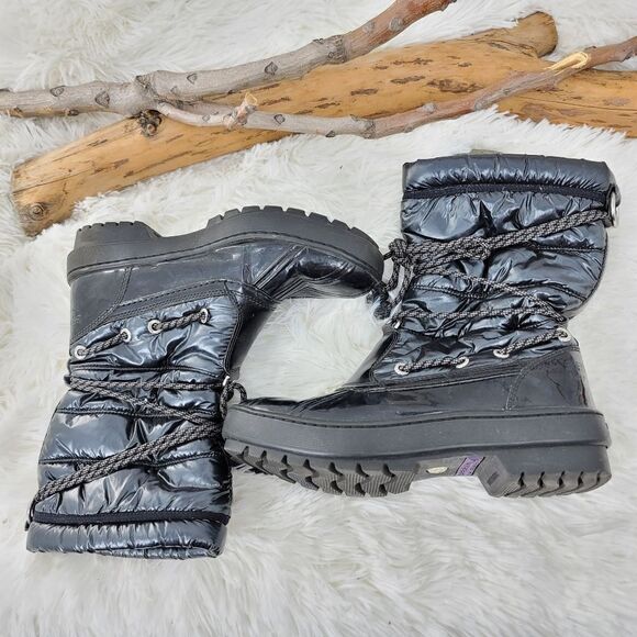 Sperry topsider shiny thinsulate winter boots - Picture 6 of 11